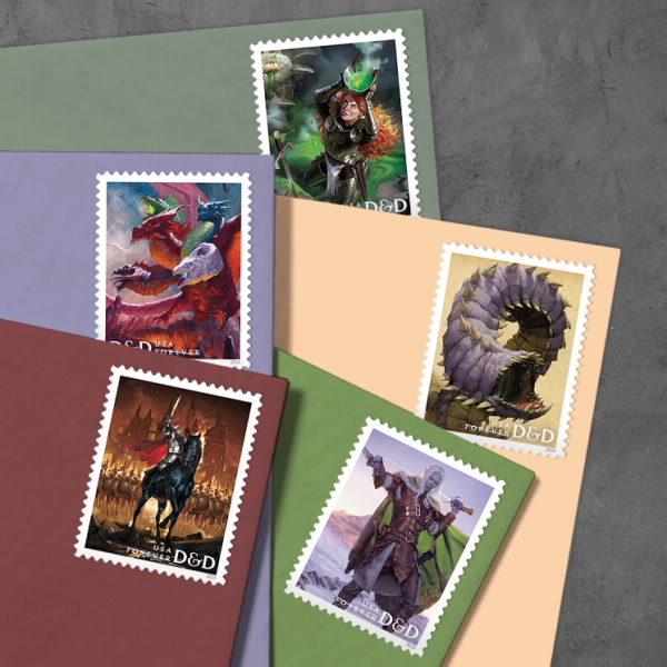 2024 Dungeons & Dragons Stamps - Forever Stamps