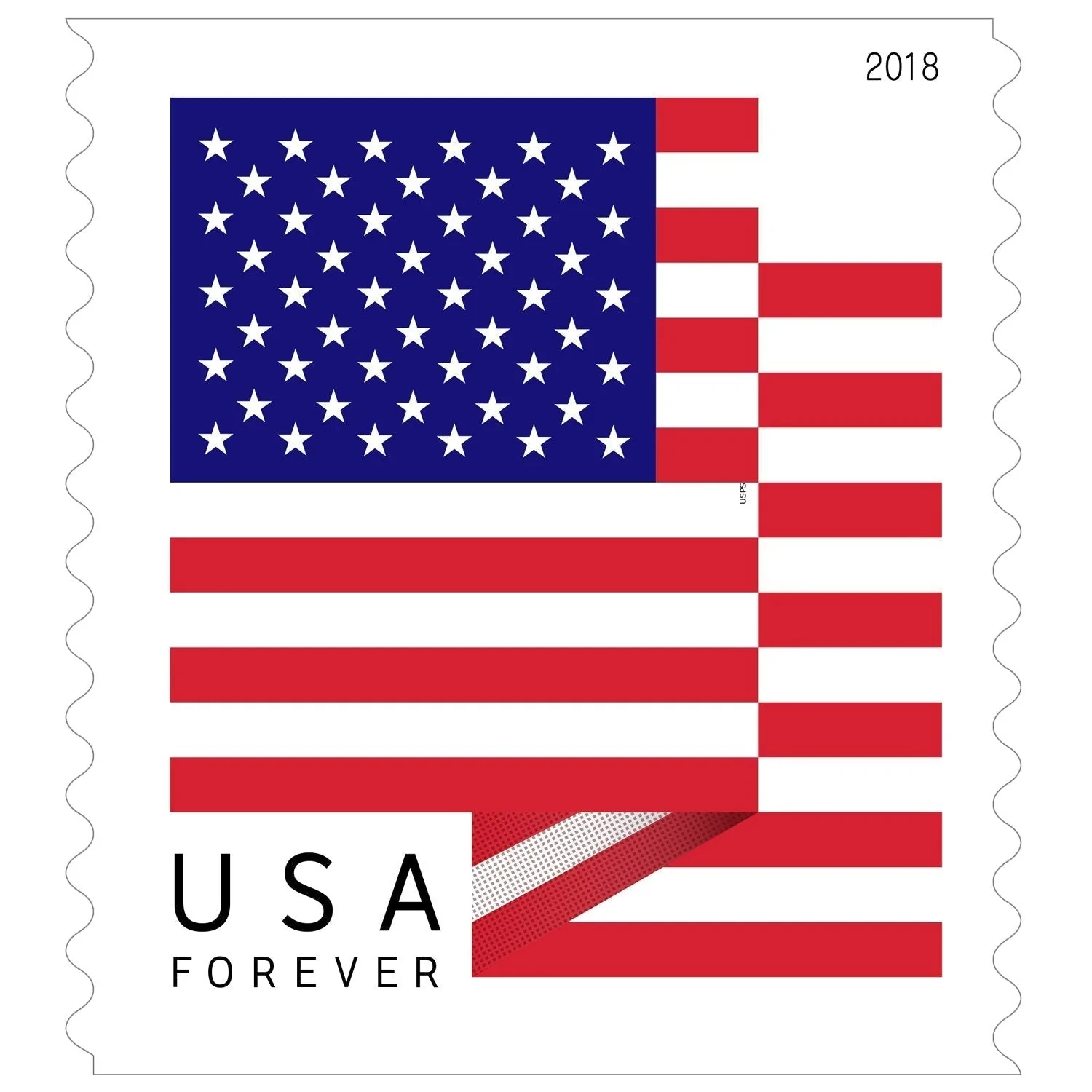 2018 U.S. Flag Forever Stamps Roll - Forever Stamps