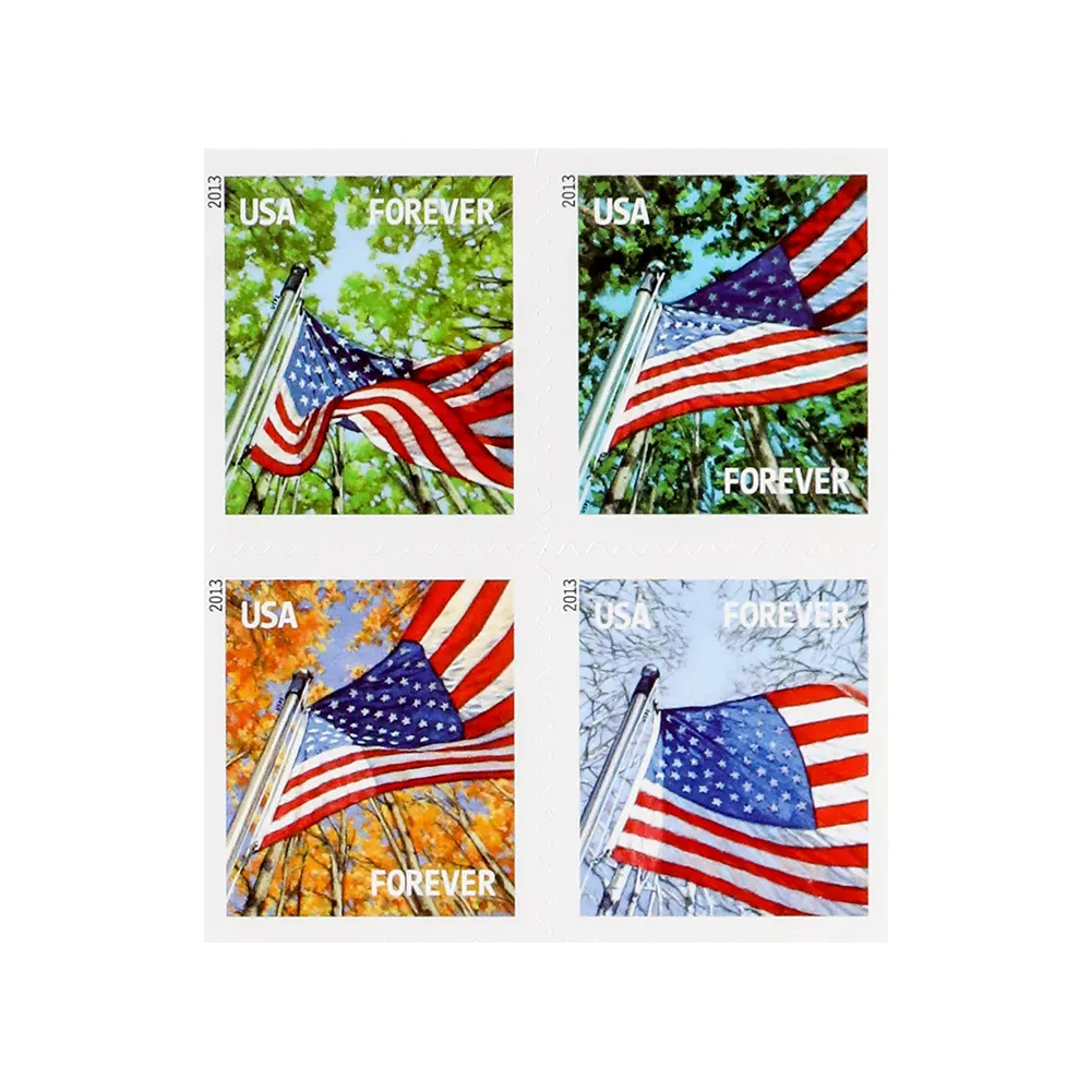 2013 A Flag for All Seasons books - Forever Stamps
