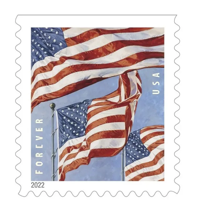 2022 U.S. Flag Forever Stamps 50 Rolls - Forever Stamps