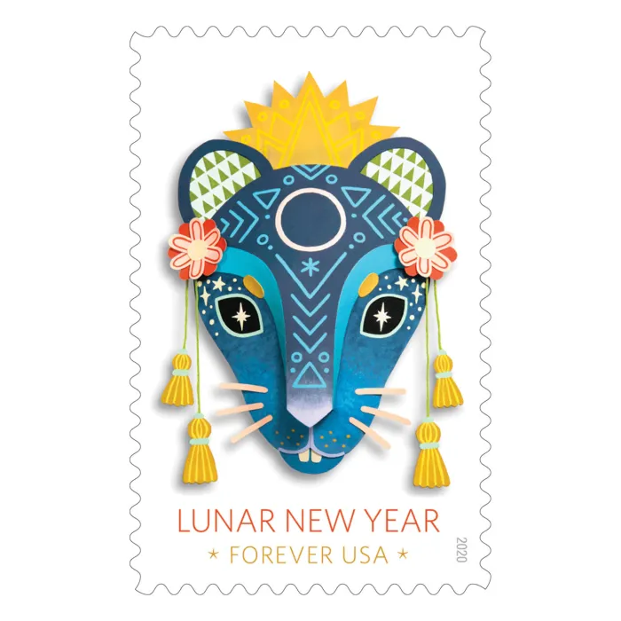 2020 Lunar New Year of the Rat - Forever Stamps