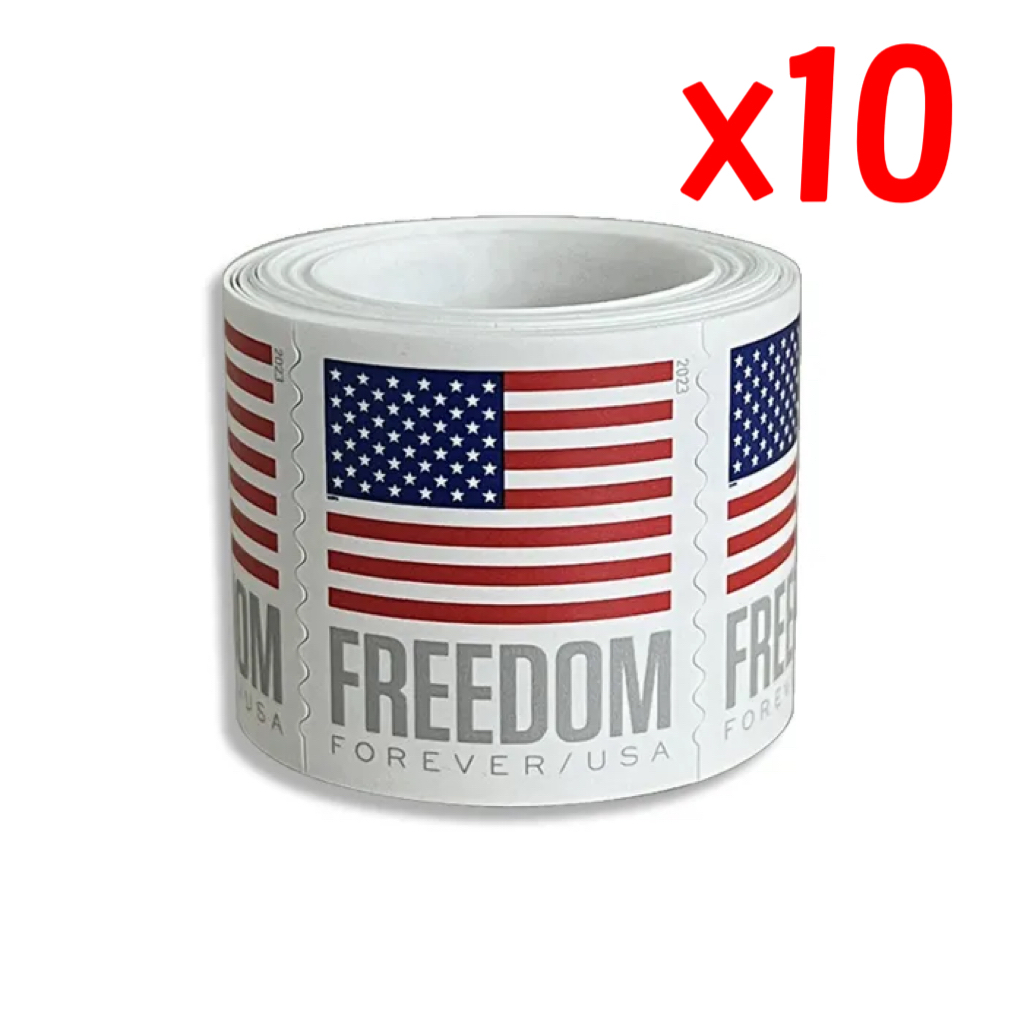 2023 U.S. Flag Forever Stamps 10 Rolls - Forever Stamps