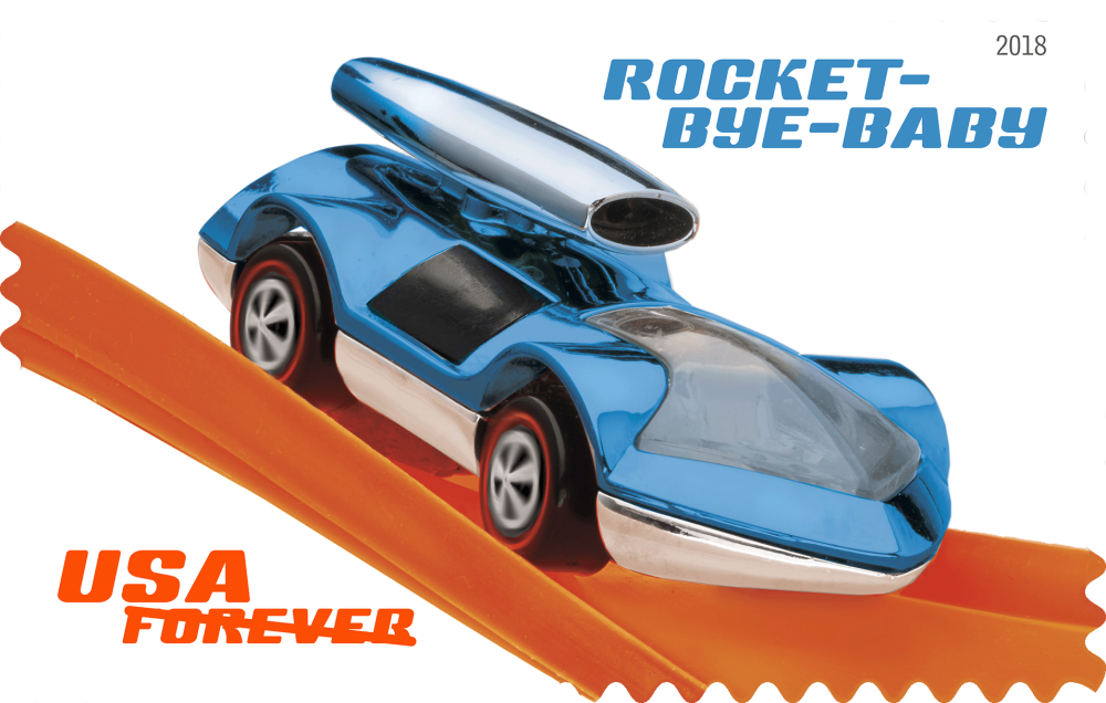 2018 Hot Wheels Stamps - Forever Stamps