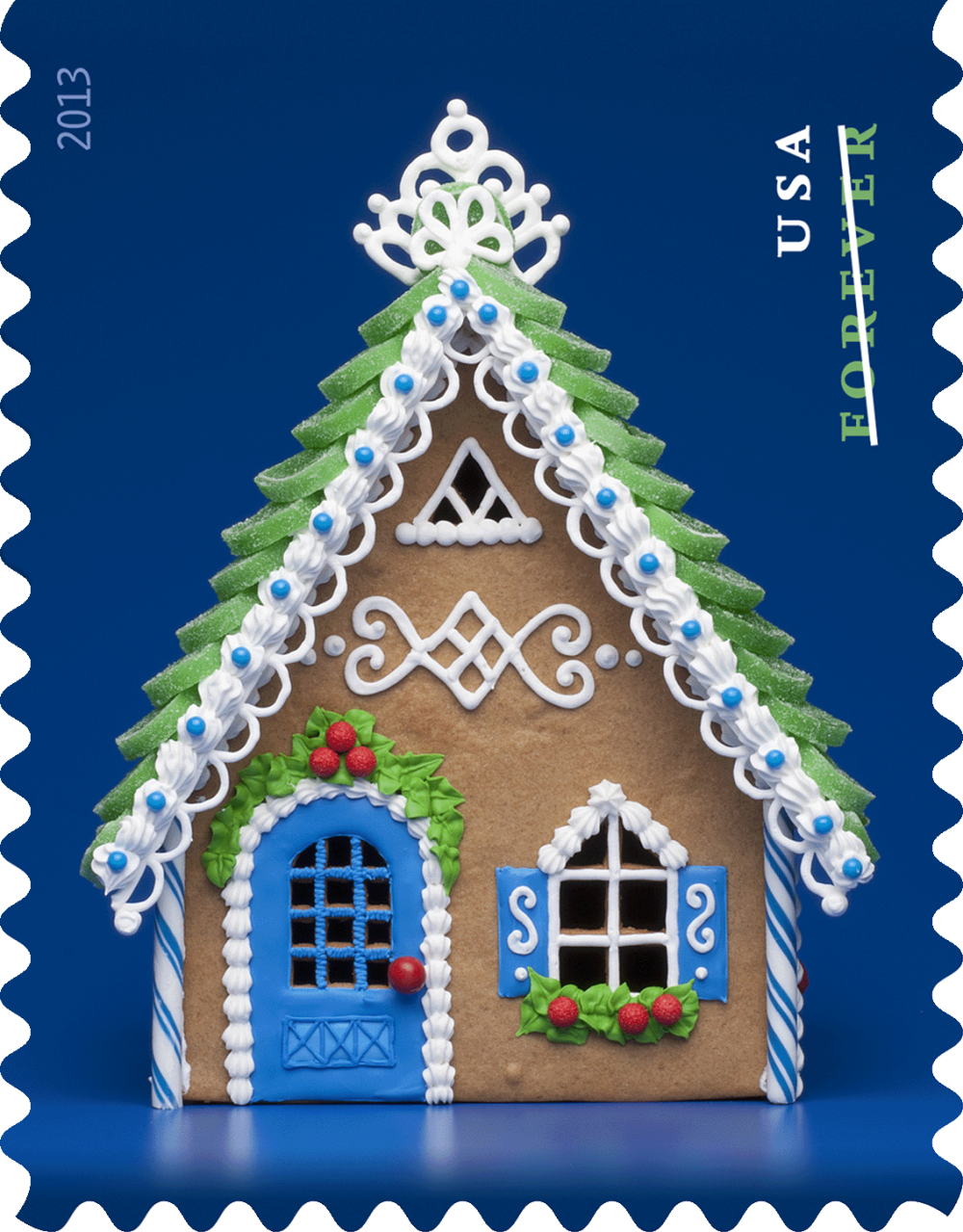 2013 Gingerbread Houses Stamps - Forever Stamps