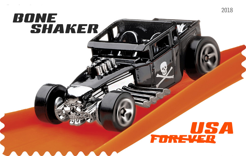 2018 Hot Wheels Stamps - Forever Stamps