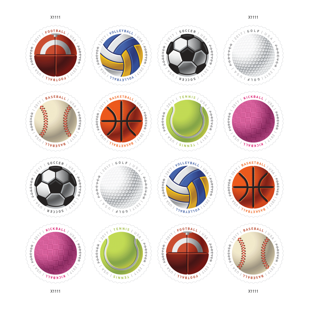 2017 Have A Ball Stamps - Forever Stamps