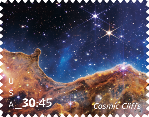 2024 Cosmic Cliffs Stamps - Forever Stamps