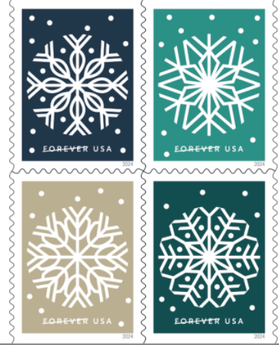2024 Winter Whimsy Stamps - Forever Stamps