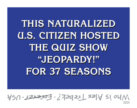 2024 Alex Trebek Stamps - Forever Stamps