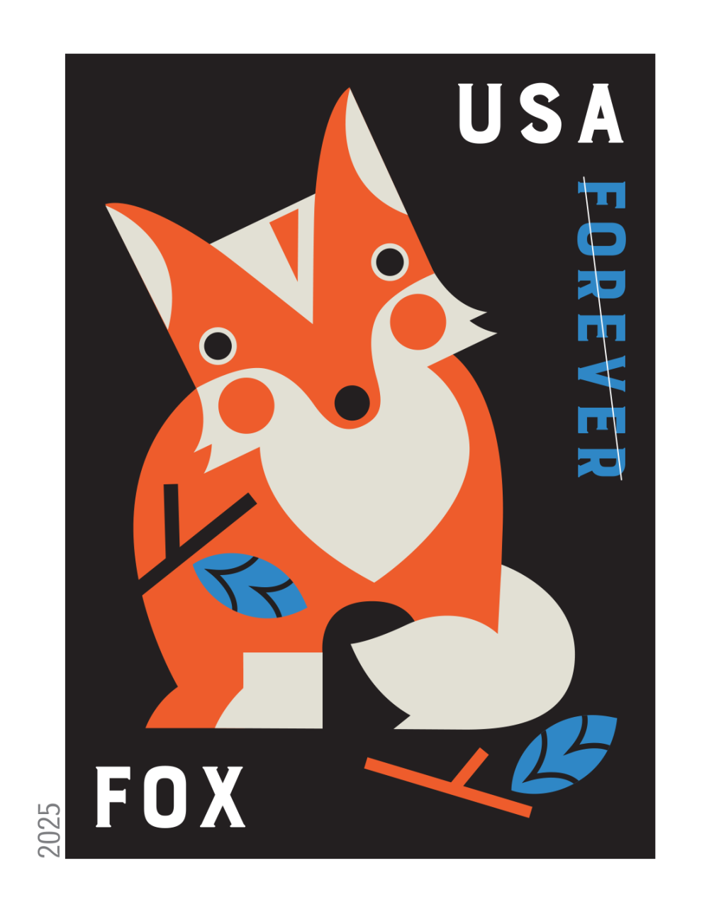 2025 Baby Wild Animals Stamps 100 pcs - Forever Stamps